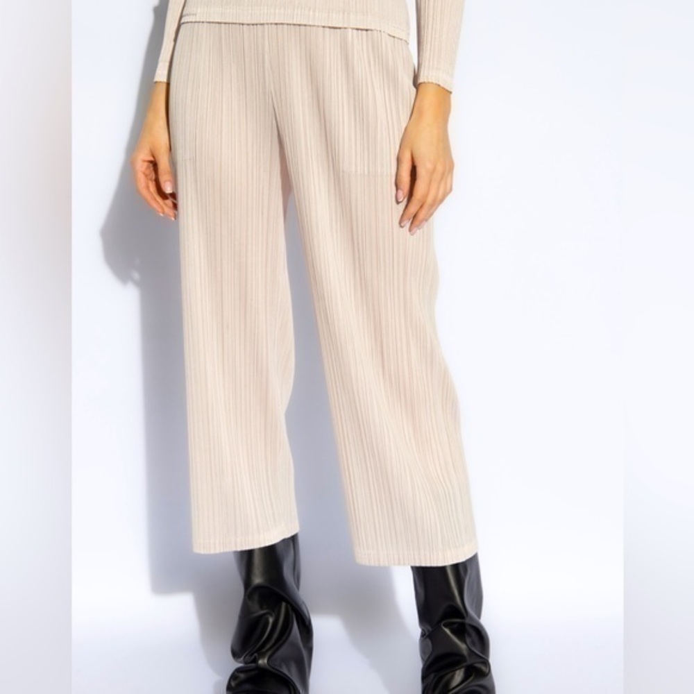 ASOS topshop light pink pleated culottes trousers cropped US size 8 top shop